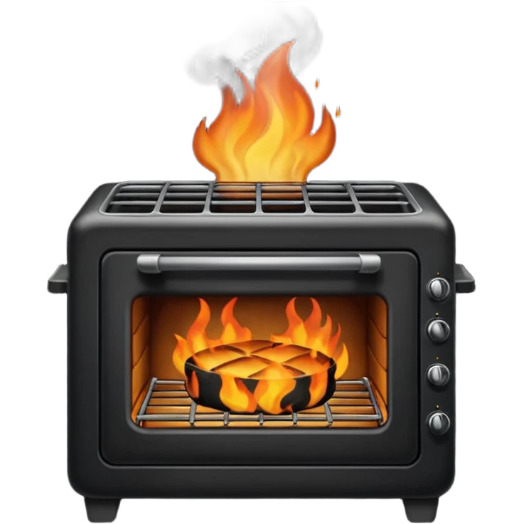 burnt oven emoji