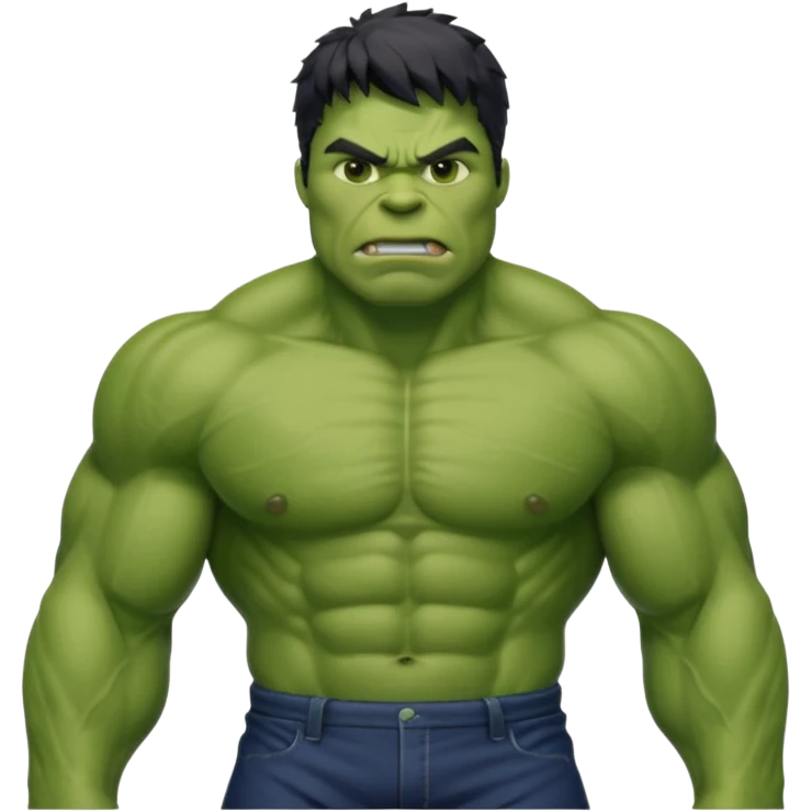 Hulk with a Clean Outfit emoji