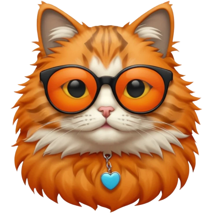 Cat wearing sunglasses emoji