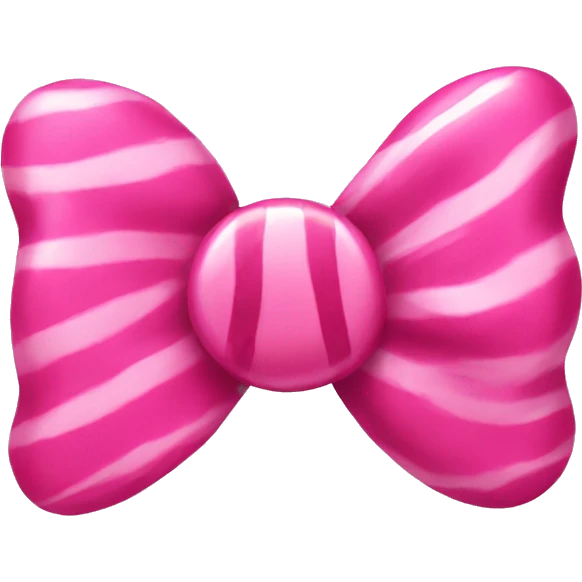 Pink candy with a bow  emoji