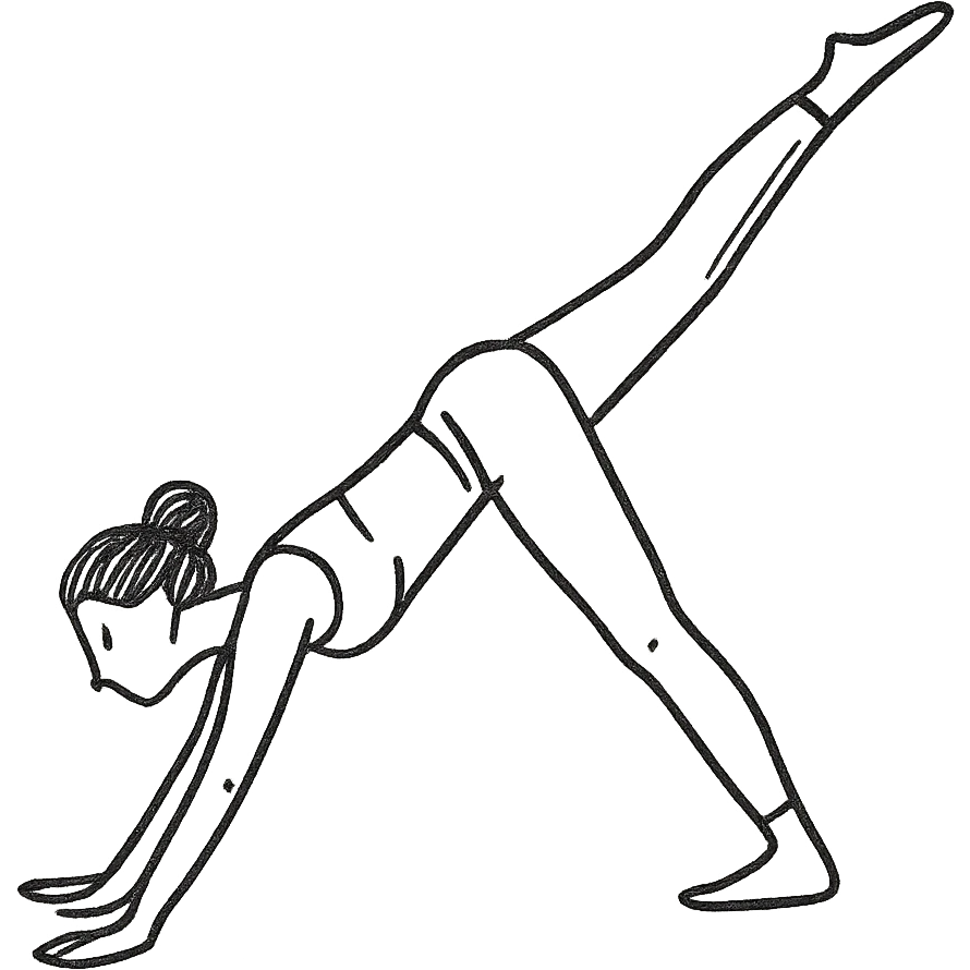 yoga woman in a different yoga pose emoji
