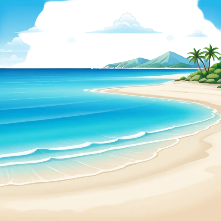 playa paisaje sin que sea un cuadro  emoji