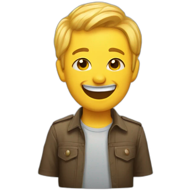 Pleure de rire emoji