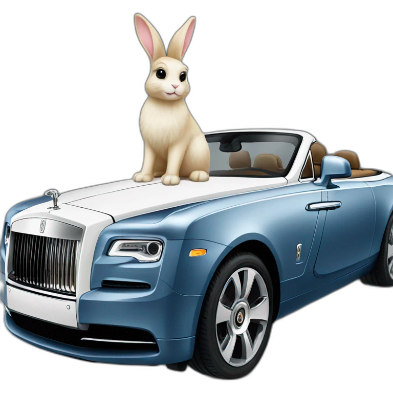 Rolls-Royce bunny emoji