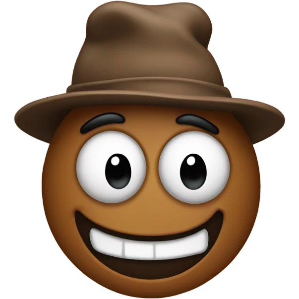 Mike with a poop hat emoji