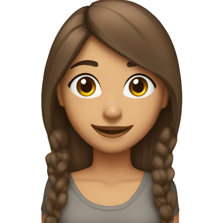 Chica latina sonriente  emoji