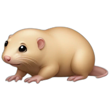 naked mole rat emoji