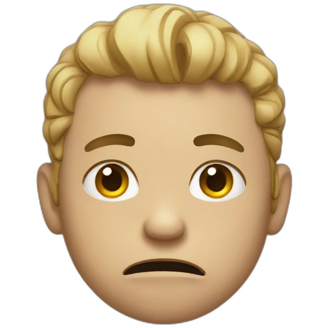 frustrated emoji