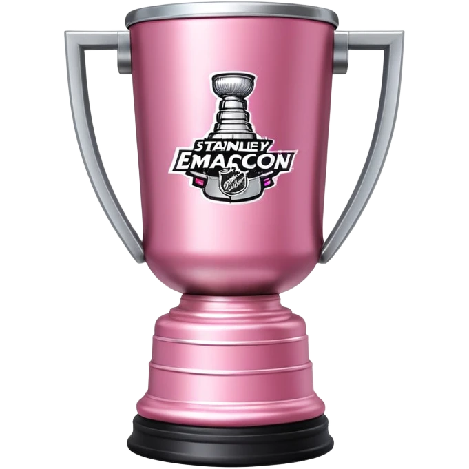 Stanley cup pink emoji