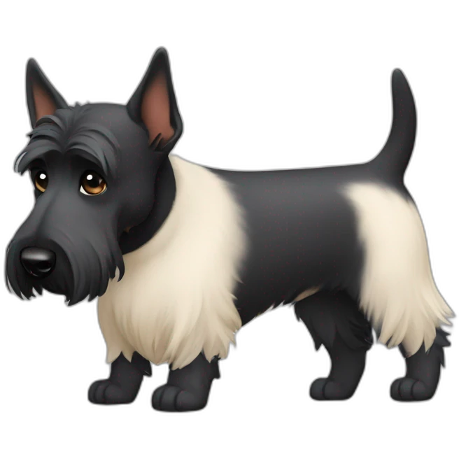 Scottish terrier bum emoji