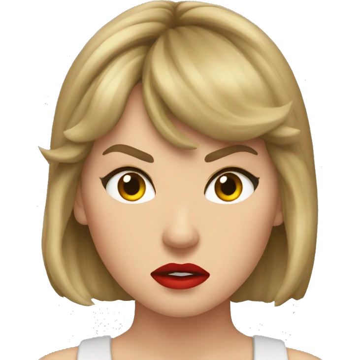 taylor swift angry emoji