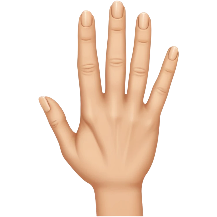 Hand but ring finger missing emoji