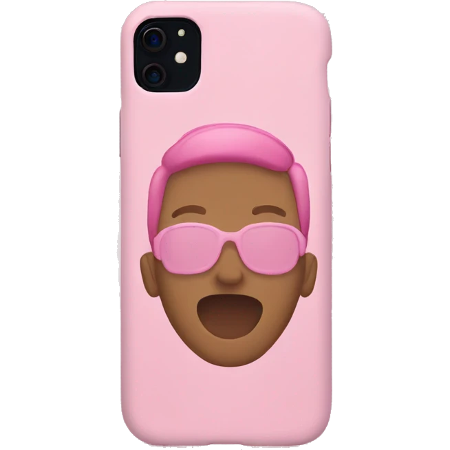 Pink phone case emoji