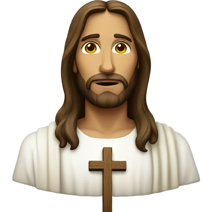 Jesus on cross emoji