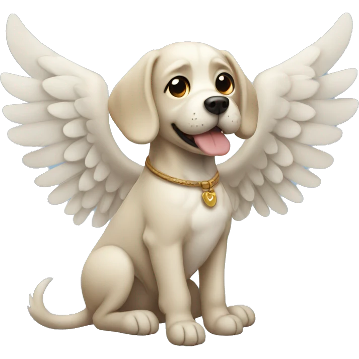 Dog with wings emoji