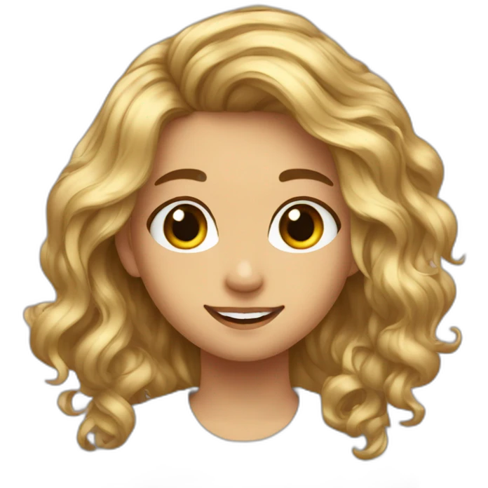 Grand garcon cheveux brun jeune fille cheveux blond emoji