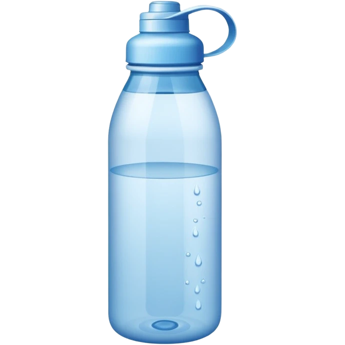 A water bottle emoji