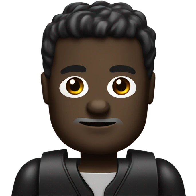 black Lego man  emoji