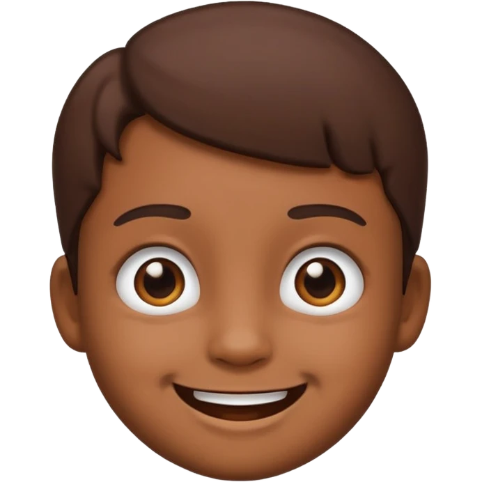 Cute kid emoji brown emoji
