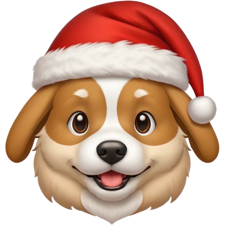 Christmas Dog emoji