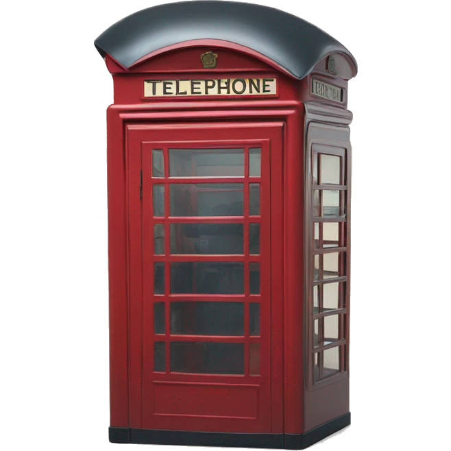 London telephone booth  emoji