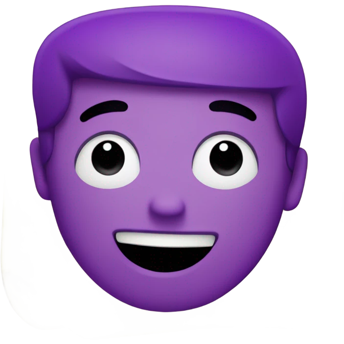 Blank Purple sticky note emoji