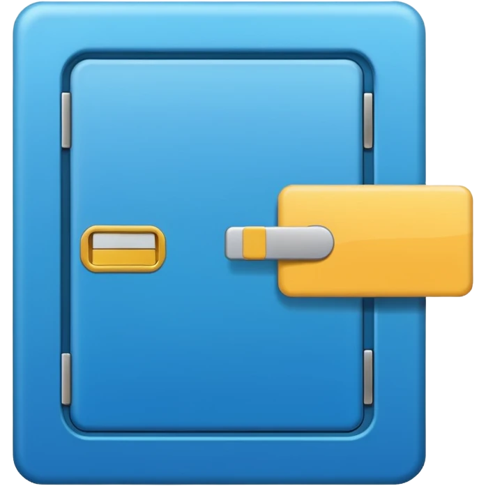 electronic card open a door emoji