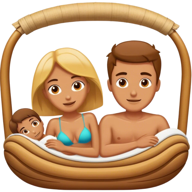 the couple is lying on shizlong emoji