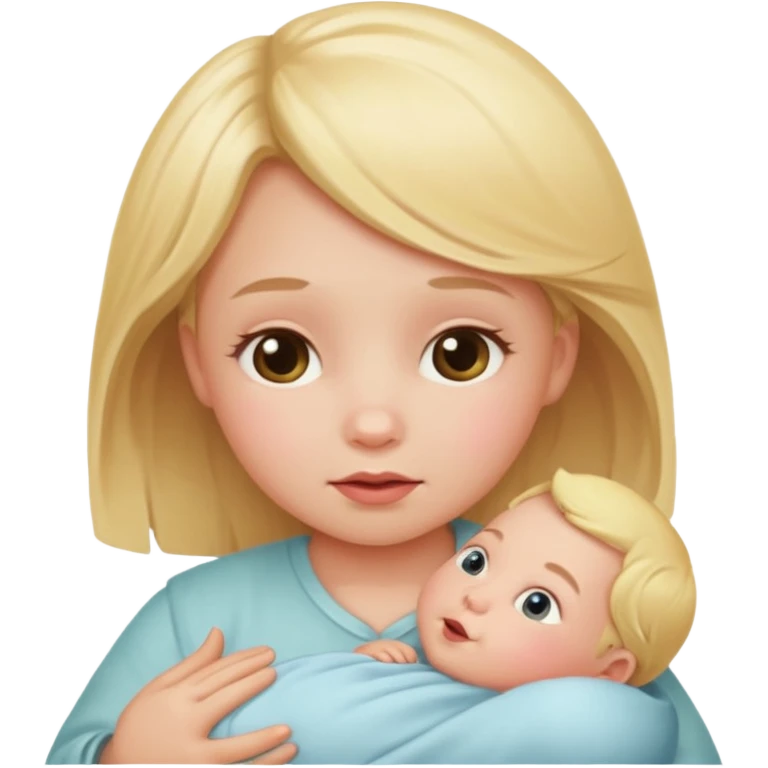blond newborn emoji