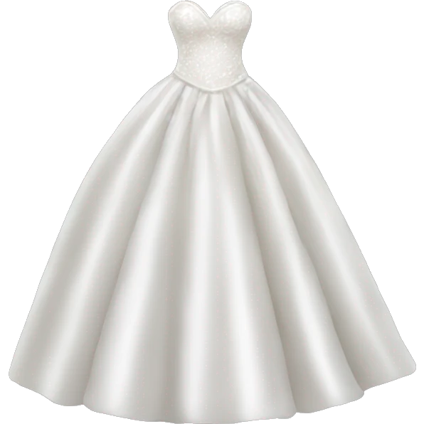 Wedding dress emoji