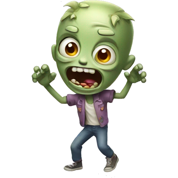 excited zombie emoji