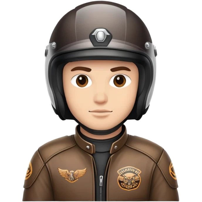 motorcycle biker with helmet emoji