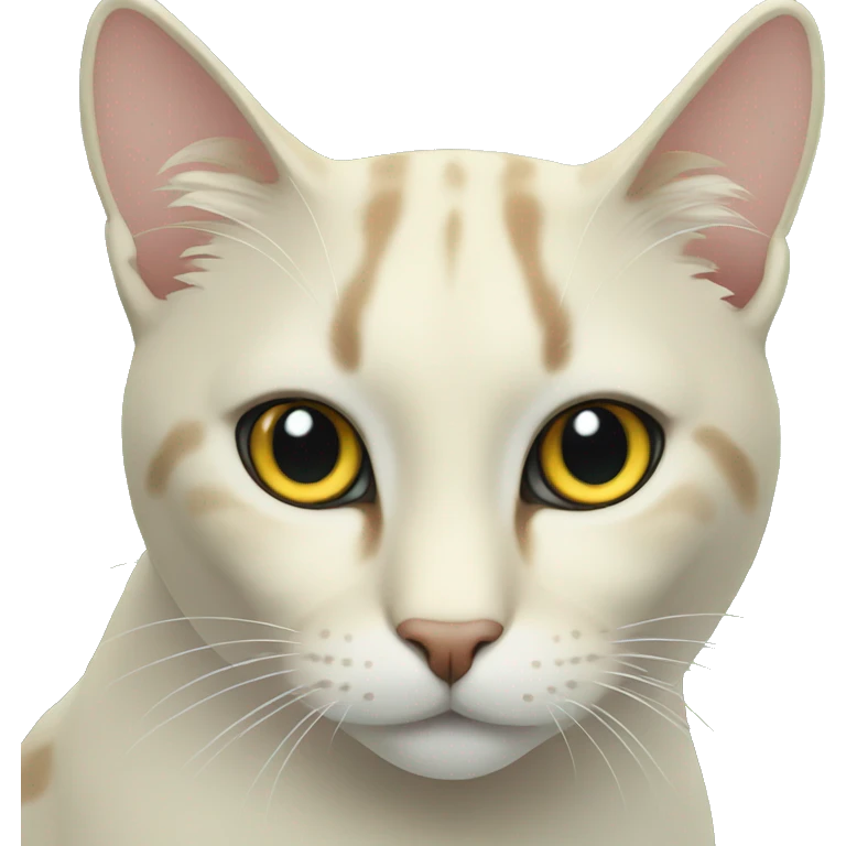 mysterious cat in nature emoji