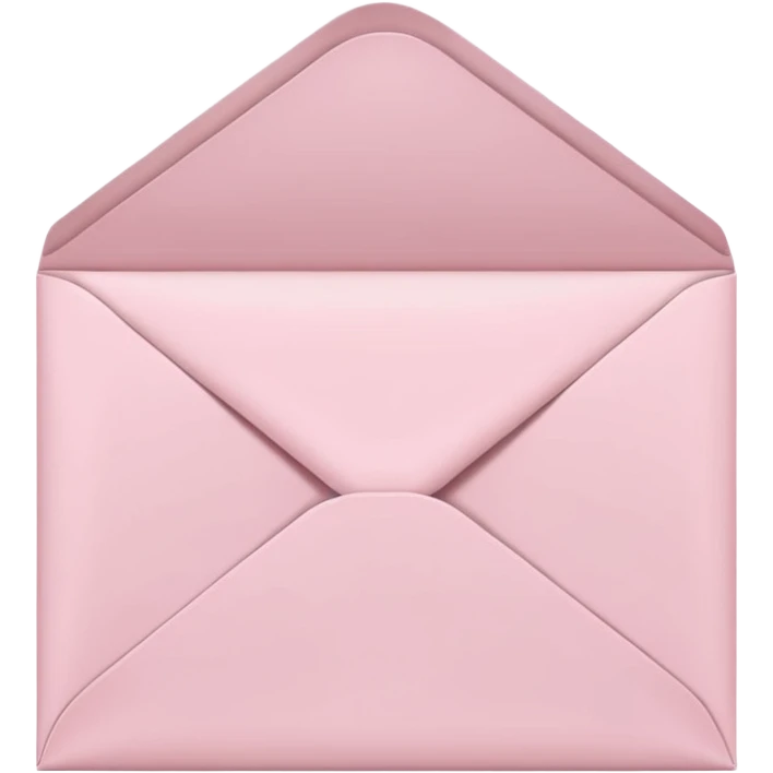 light pink cute envelope with letter emoji