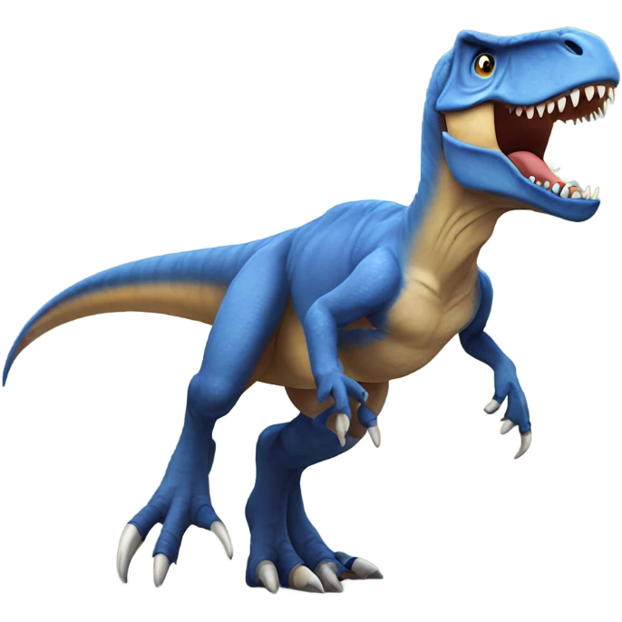 T. rex with wings on its back emoji
