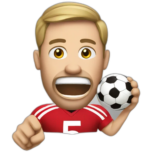 Football United fan being ripped off emoji