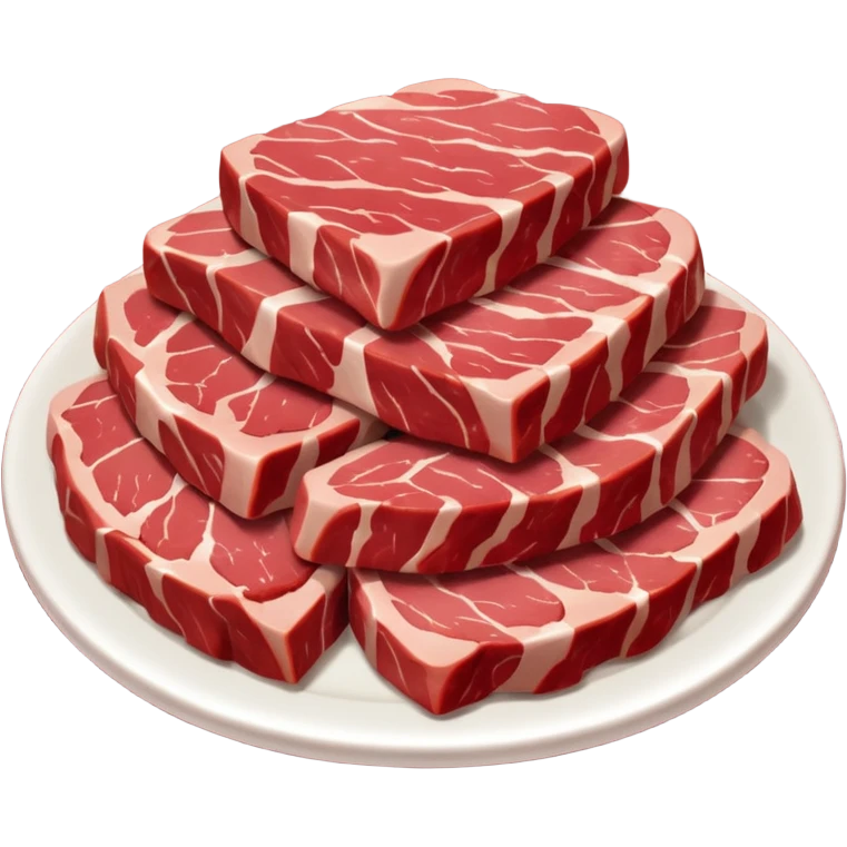 number seven  of meat emoji