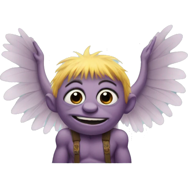 Trolls with wings emoji
