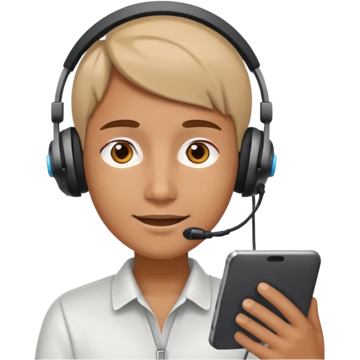 Persona dando asesoría digital  emoji