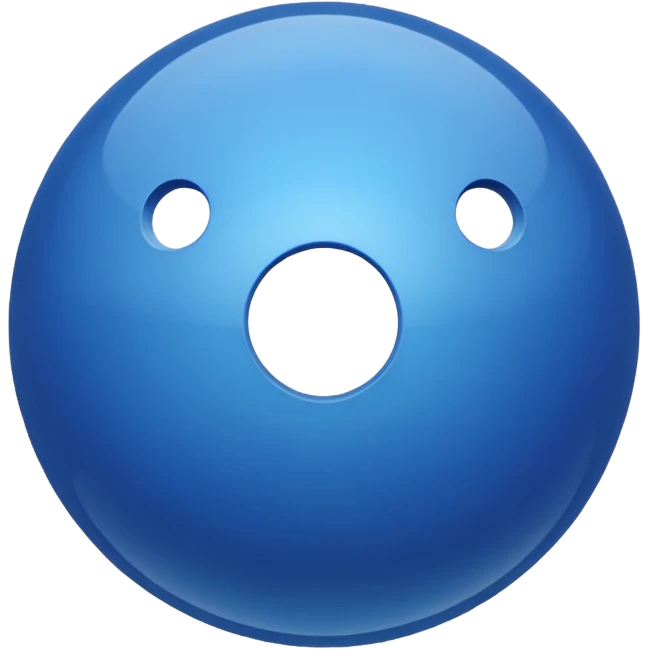 Point in Europe map blue emoji