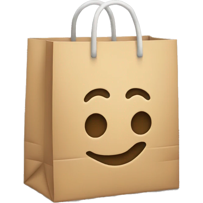 Shopping bag emoji