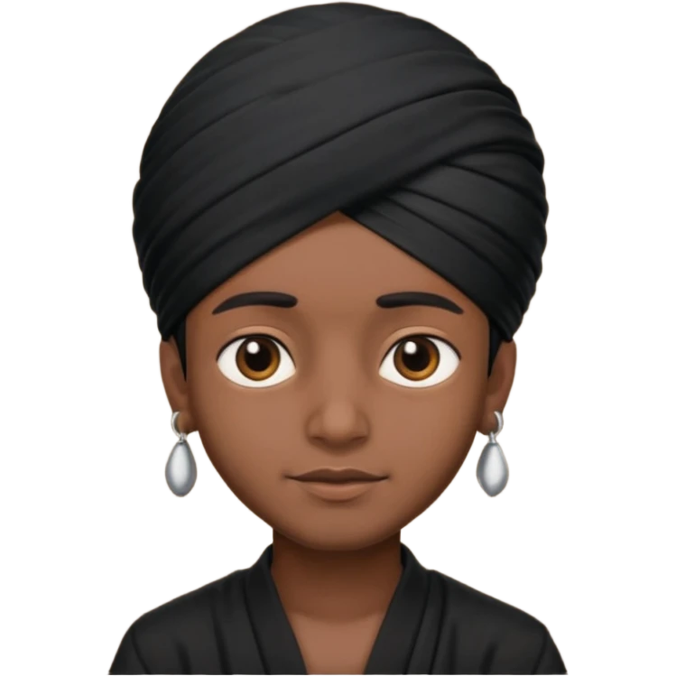 black turban indian boy emoji