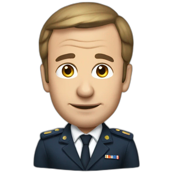 Macron énervé emoji