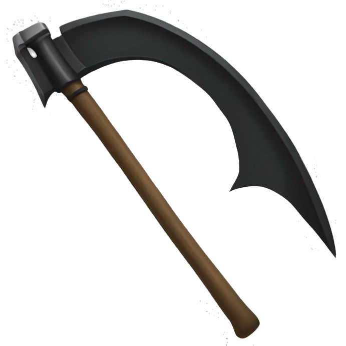 black scythe emoji