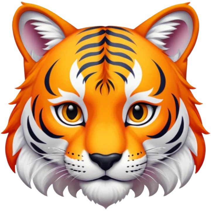 renard et tigre blanc emoji
