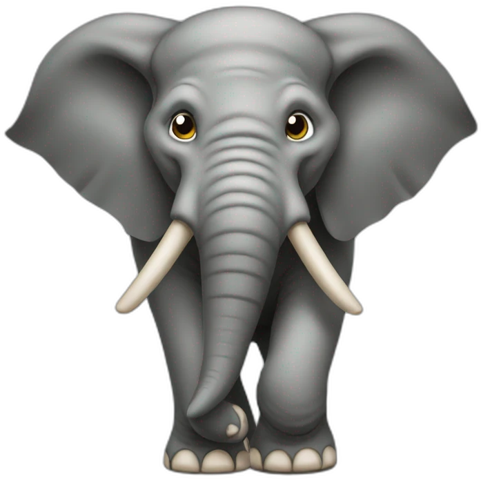 angry elephant emoji