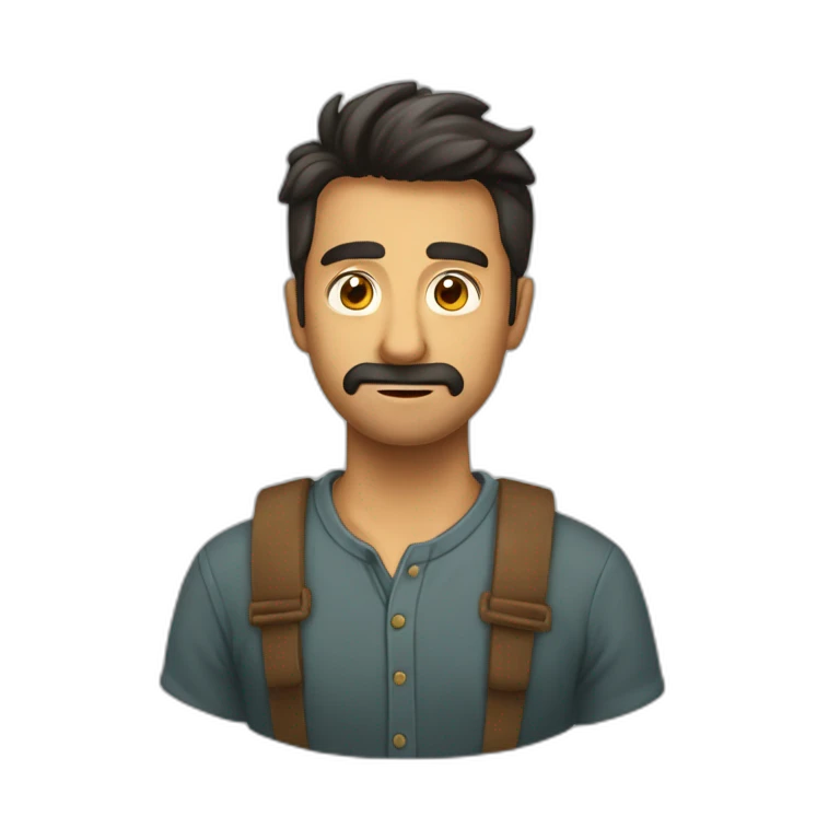 Hombre calvo sorprendido emoji