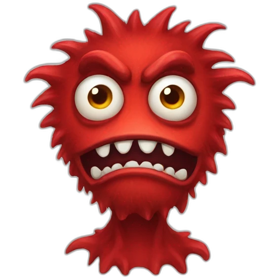 Red monster  emoji
