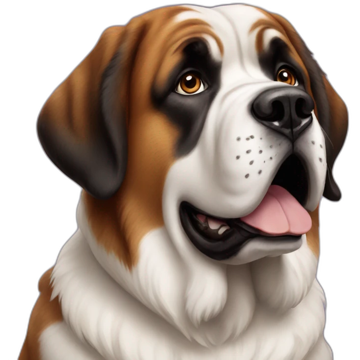 St Bernard dog emoji