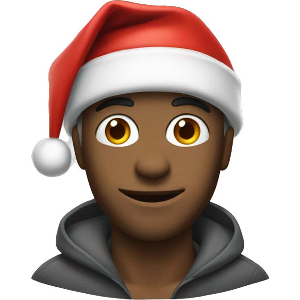 York is in Santa hat emoji